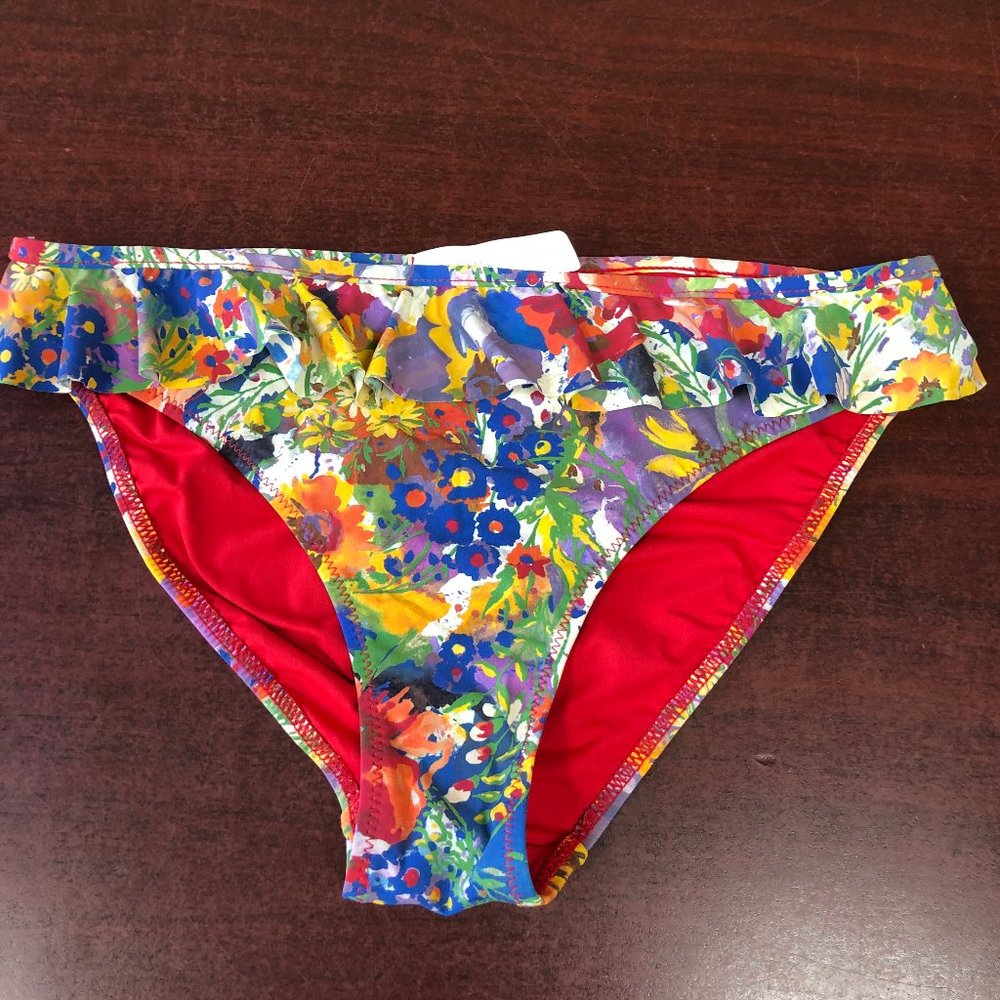 /#470, Size XS, NWOT Stella McCartney Bikini Bottom/Brief w/ruffle waist